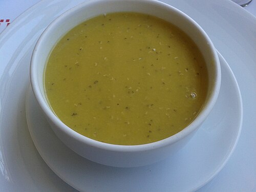 Soupe de lentilles corail et carottes