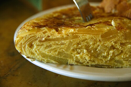 Omelette espagnole aux pommes de terre