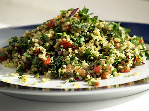 Taboulé aux pois chiches et feta
